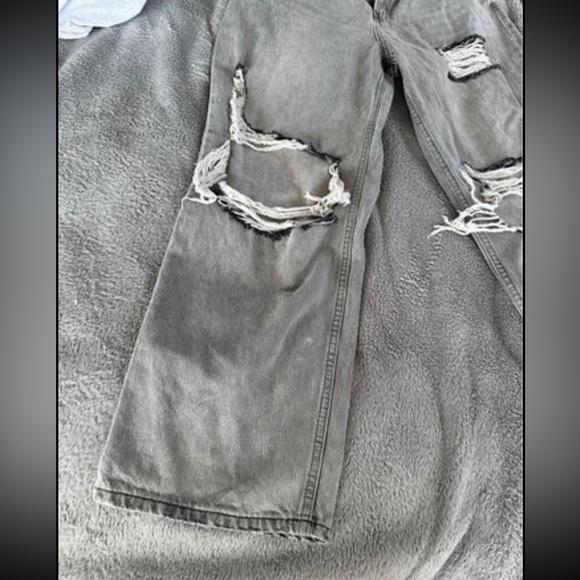 Grey distressed PLT jeans - Picture 5 of 6